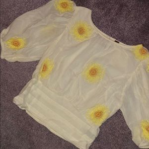 Free People Floral Top
